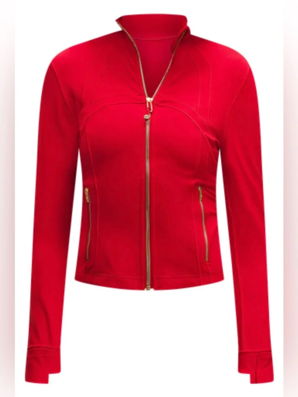 lululemon athletica Define Cropped Jacket in Oxford Red size 2 (no tags)